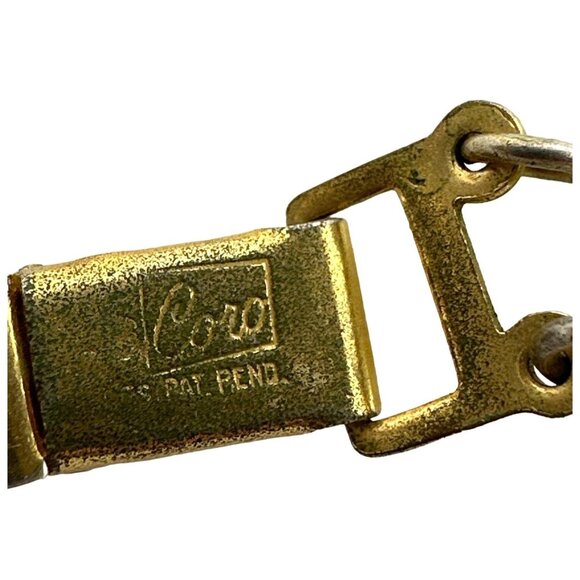 Vintage 50s CORO Pegasus Confetti Bracelet Cabochon Pastels Lucite Grannycore - Picture 9 of 12